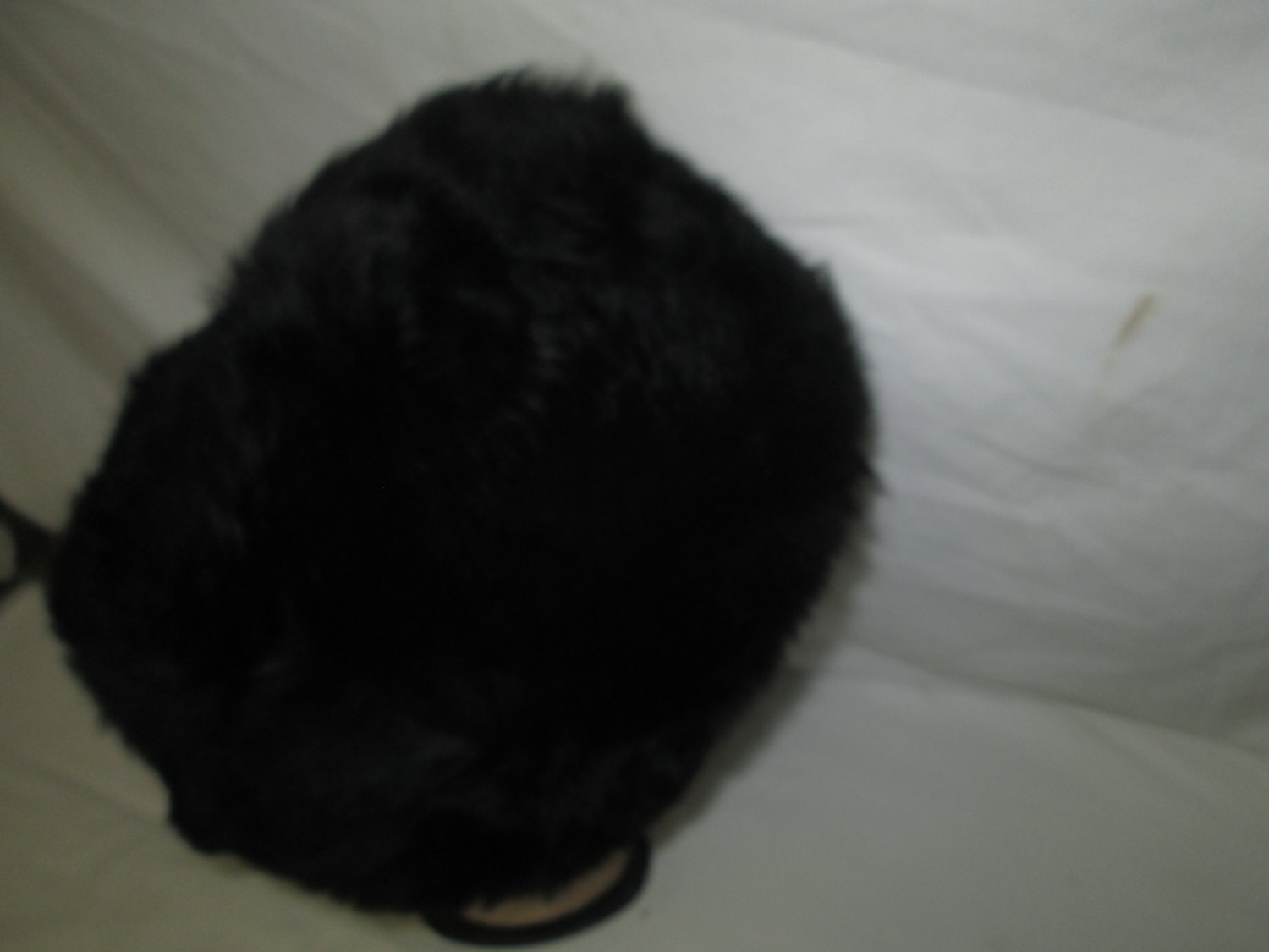 Antique Black Tall Faux Fur Hat, Italy – Carol's True Vintage and Antiques