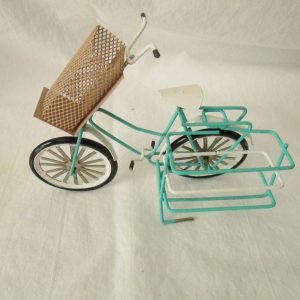 Fantastic Cigarette and Lighter Holder 1920's Home Decor Table top Bike Bicycle