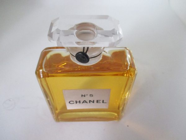 Vintage 1960's Chanel No. 5 Factice Dummy Store counter display Original seal and paper at stopper original label collectible vanity dresser