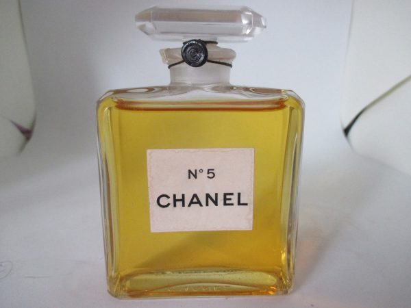 Vintage 1960's Chanel No. 5 Factice Dummy Store counter display Original seal and paper at stopper original label collectible vanity dresser