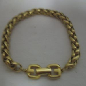 Vintage Gold tone Bracelet rope style great condition no color loss Signed
