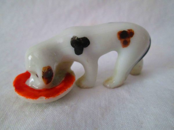 Vintage Mid Century Miniature Figurine Dog Fine Bone China Japan