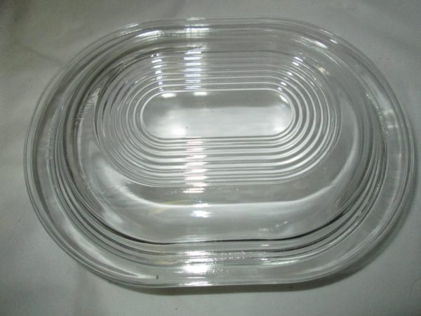 Vintage Oval Pyrex Lidded Casserole Dish Oven safe Mid Century Glassware Bakeware Cookware kitchenware