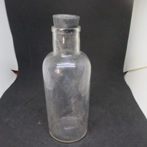 Antique Pharmacy Apothecary Jar Large Glass with Rubber stopper Medical Arts Pharmaceutical Doctor Medicine bottle collectible display 1860