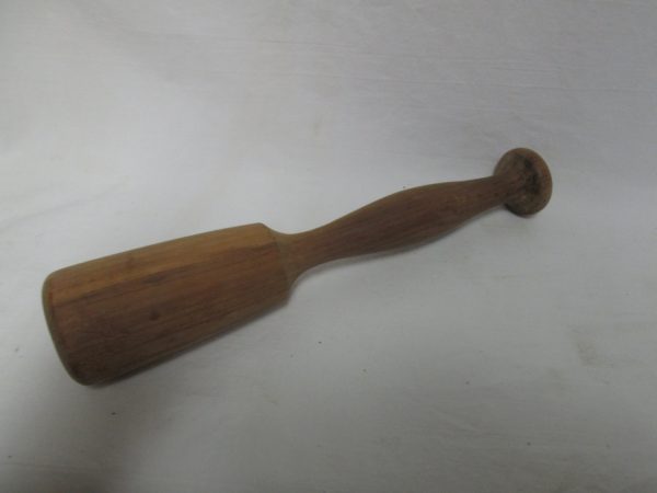 Antique Wooden Hand made potato masher 11" long