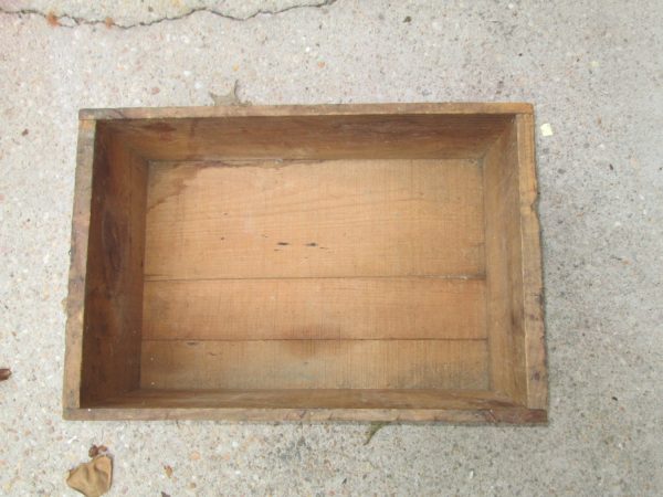 Antique wooden rustic condensed milk box Michigan Condensed Milk Co.