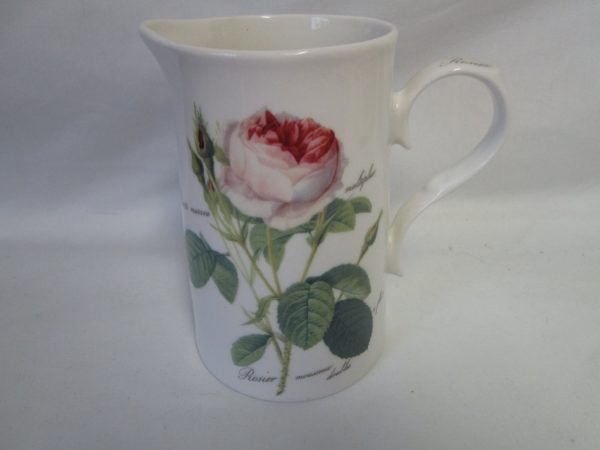 Beautiful Vintage Rose Floral Water Milk Decorative Pitcher Fine bone china Stunning Rose Detail