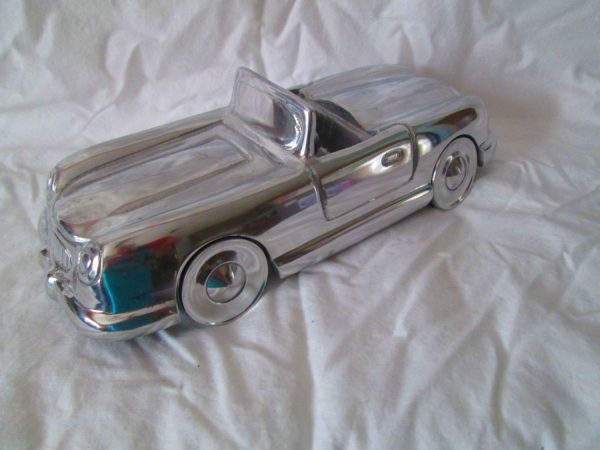 Really Neat Vintage Pewter Car Auto Automobile A Wow Rare Find