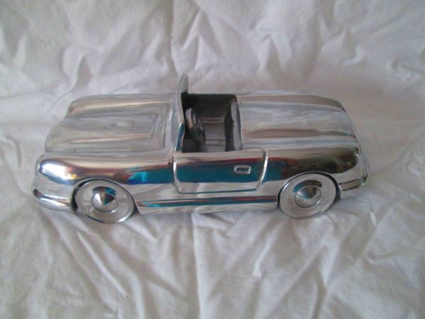 Really Neat Vintage Pewter Car Auto Automobile A Wow Rare Find