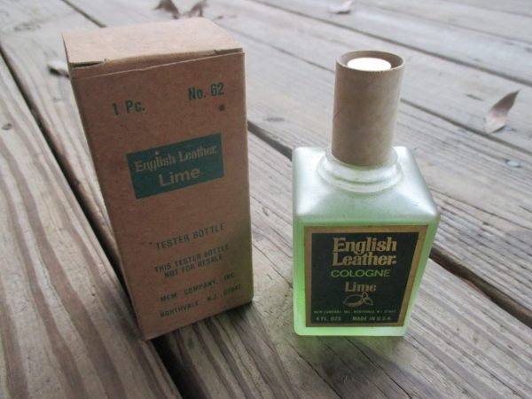 Vintage 1970's English Leather Lime Original Formula MEM Company Men's After shave Aftershave Spray Cologne 4 oz bottle