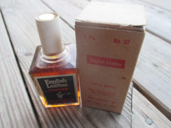 Vintage 1970's English Leather MEM Company Men's After shave Aftershave Cologne 4 oz bottle