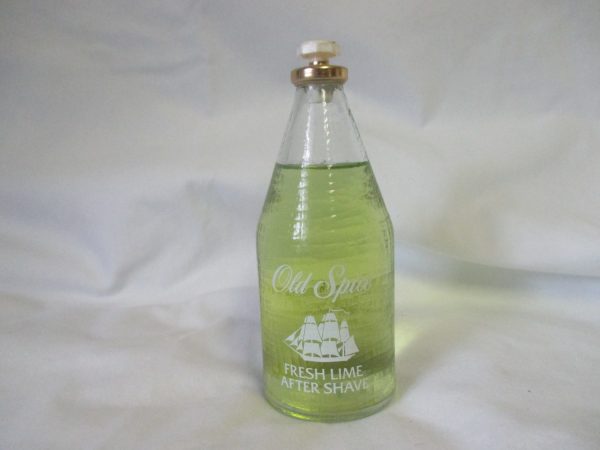 Vintage 1970's Old Spice Fresh Lime Men's After shave Aftershave Cologne 4 1/4 oz bottle