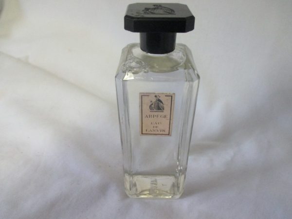 Vintage Aperge' Eau De Lanvin Cologne Display Bottle Store Display 5" tall Women's Factice Dummy