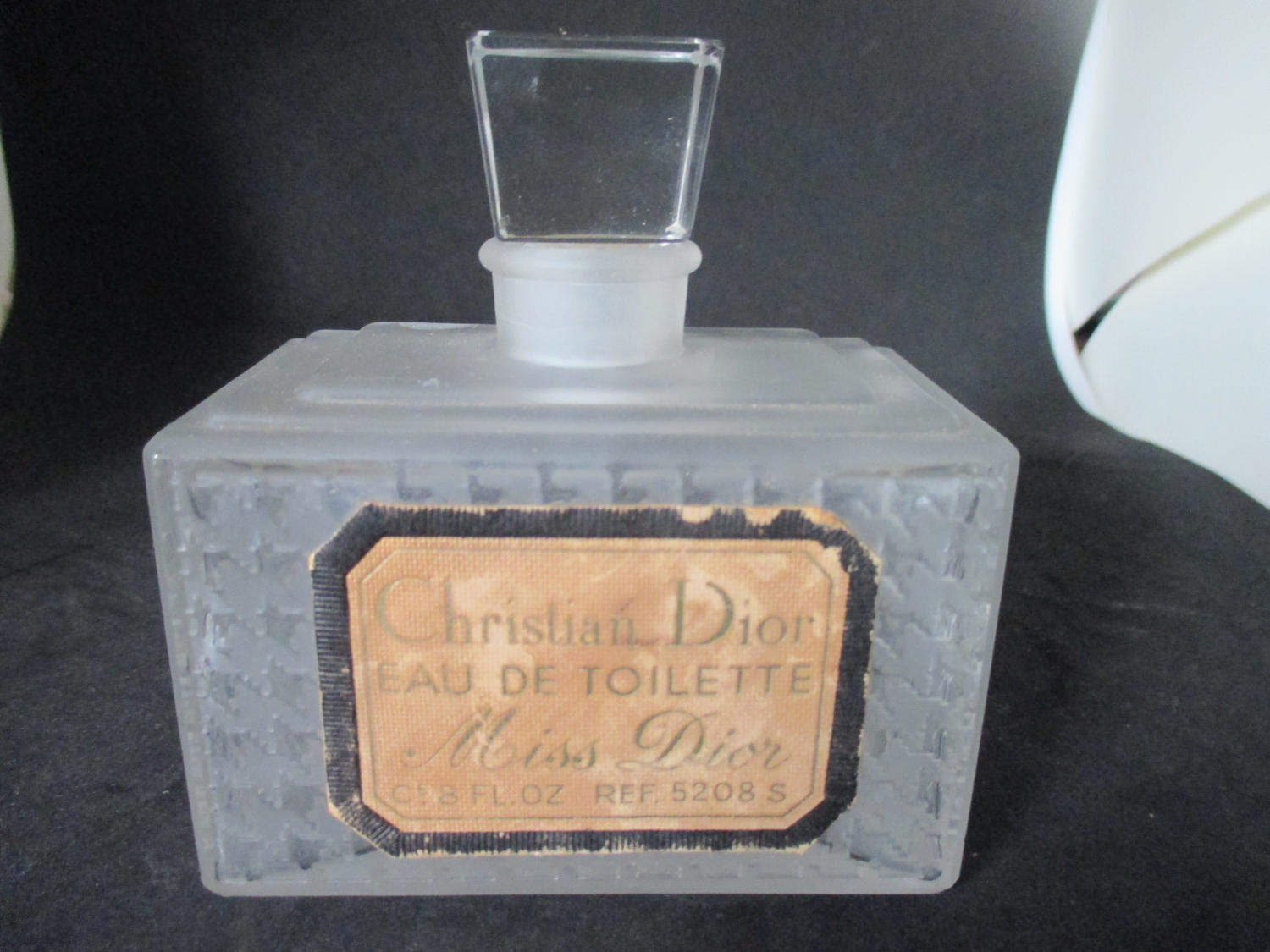Vintage Christian Dior Miss Dior 1/8 oz Perfume And EMPTY Collectible Bottle