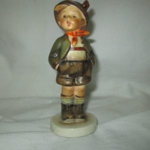Vintage Early Goebel Boy Figurine Hummel BROTHER Boy Goebel Figurine #95 Trademark 2 Full Bee 1950's