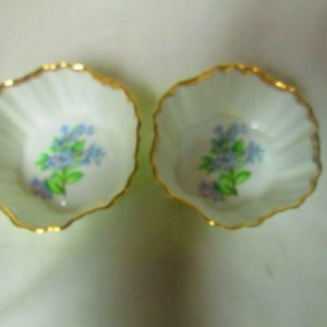 Vintage Foley Fine one China Floral Ramikins Dishes Trinket Jewelry Misc. dishes