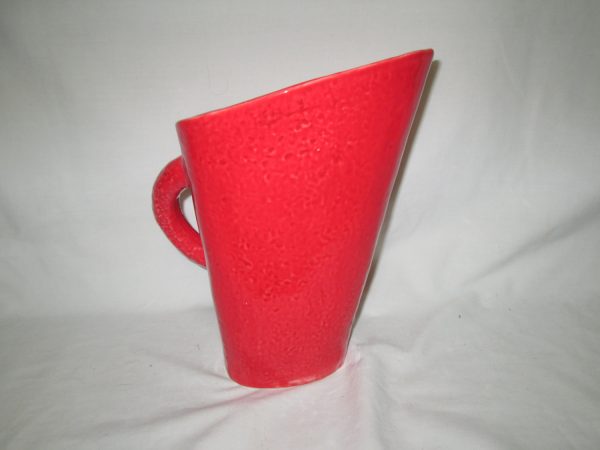 Vintage Italian made Extra Large Casa Mia Red Water Iced Tea Pitcher