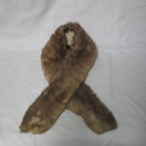 Vintage Mink Collar and Ivory Gloves Accessories