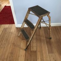 Antique step stool  Thomas - Home Barn Vintage