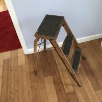 Antique step stool  Thomas - Home Barn Vintage