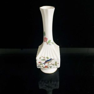 Aynsley Pembroke tall bud vase England fine bone china collectible display farmhouse cottage