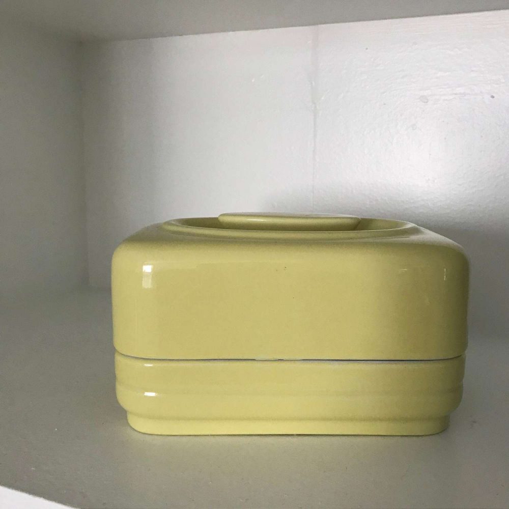 Retro Butter Dish One pound 1lb butter dish covered kitchen farmhouse ...