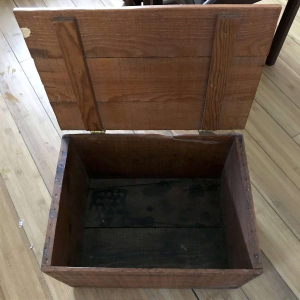 Vintage wooden Diamond Green Beans crate box storage collectible display Advertisement Food Can Goods Eugene Ore.