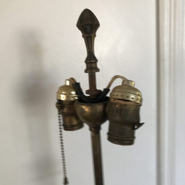 Vintage Floor Lamp ornate cast iron base collectible lighting farmhouse vintage needs completion