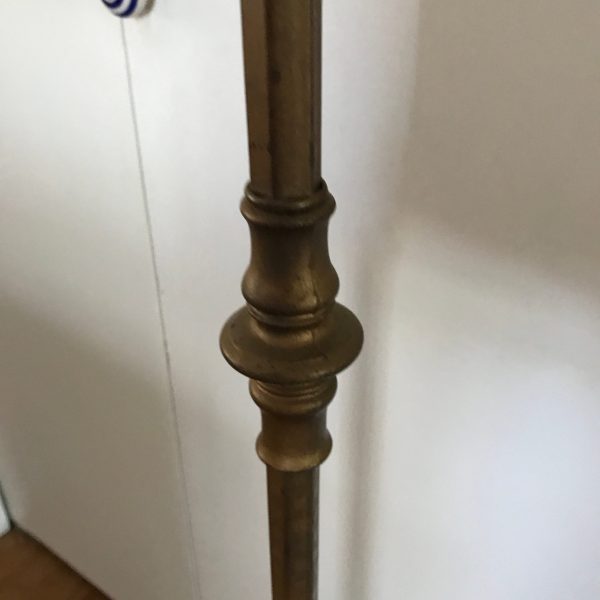 Vintage Floor Lamp ornate cast iron base collectible lighting farmhouse vintage needs completion