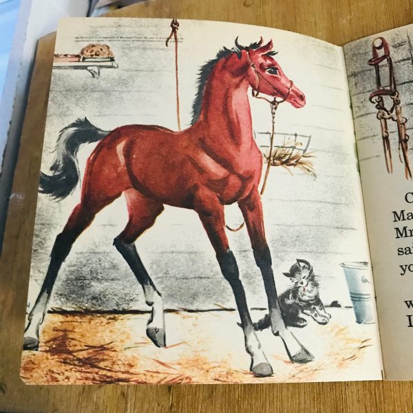 Vintage 1957 Clip Clop Horse book Merrigold Press Excellent condition by Nancy Hoag Illustrated by Florence Sarah Winship collectible