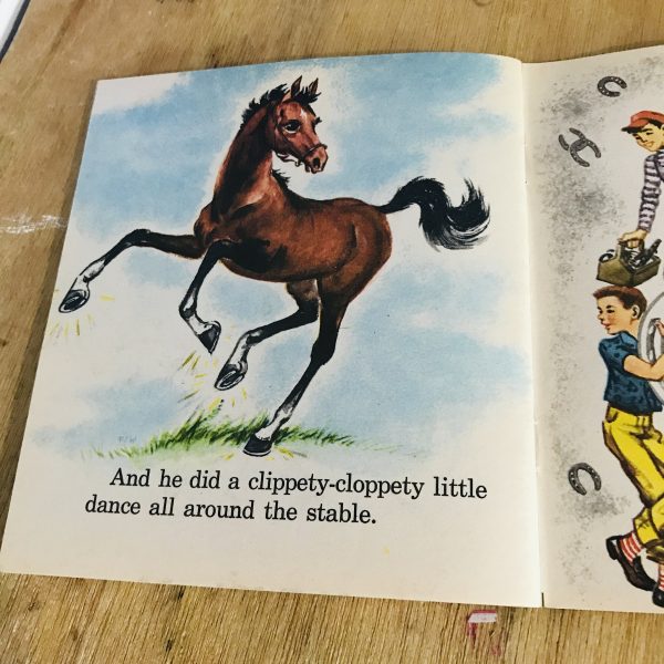 Vintage 1957 Clip Clop Horse book Merrigold Press Excellent condition by Nancy Hoag Illustrated by Florence Sarah Winship collectible