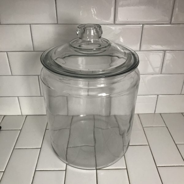 Vintage Extra Large Apothecary Candy Storage Kitchen Candy collectible store counter jar display farmhouse cottage