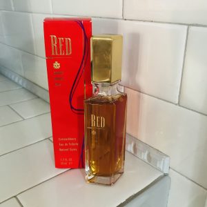 Vintage Red Girrgio beverly hills Eau de Toilette Natural spray 1.7 fl oz. in original box 1970's original scent