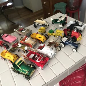 LOT OF 17 Kiddie Cars displayed not played with Good Condition everything pictured late 80's-90's