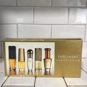 Vintage Sealed Estēe Lauder Women's Spray Parfum Collection Beautiful Knowing Pleasures White Linen Tuscany per Donna collectible vanity