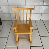 Vintage wooden 2024 doll chair