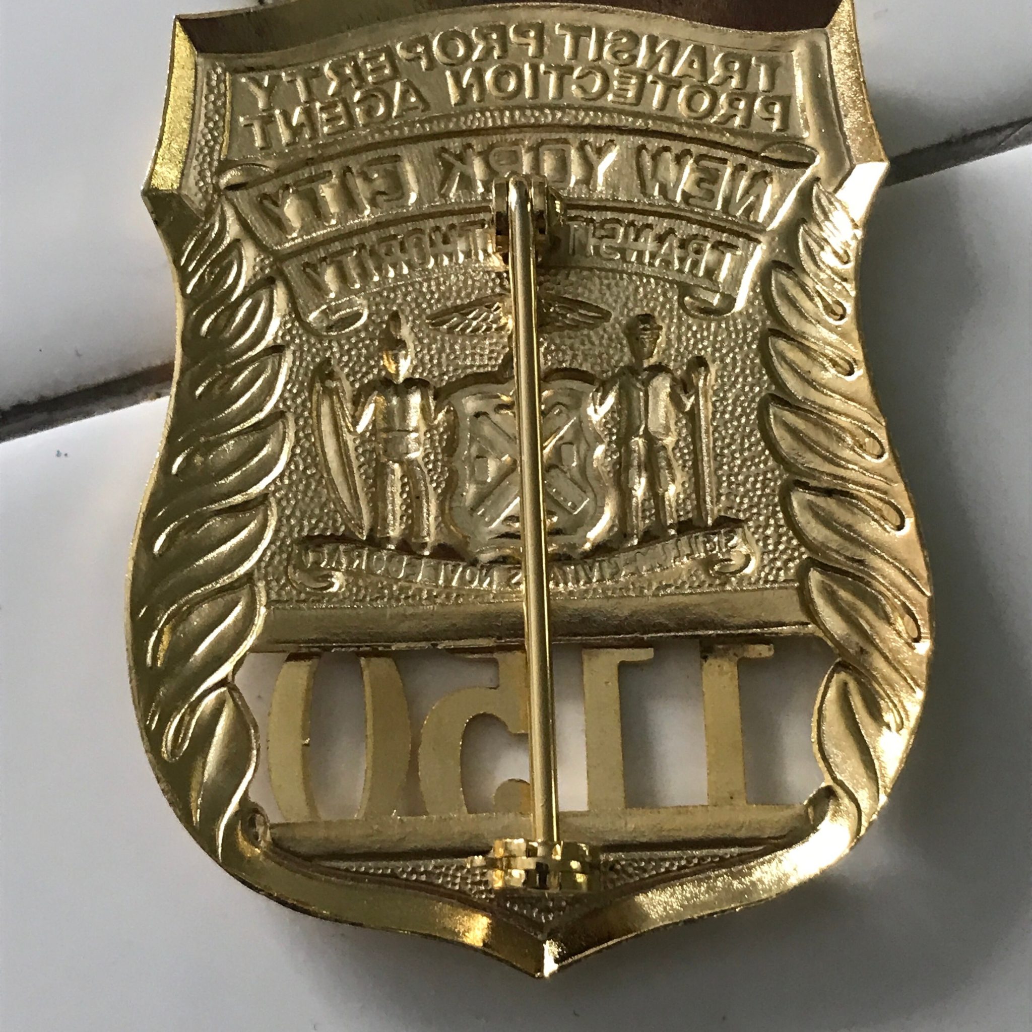 Vintage New York City Transit Authority Badge 1150 Transit Property